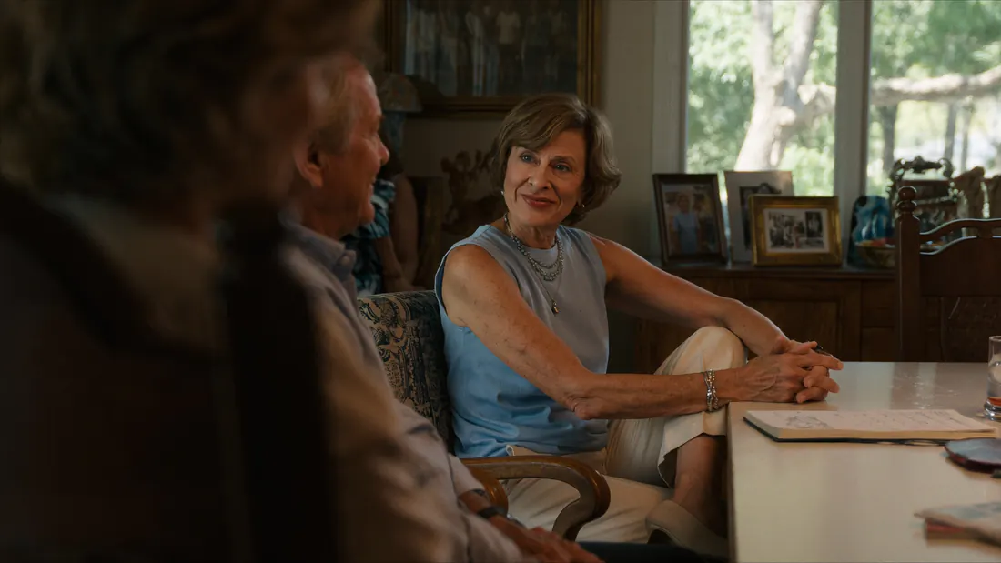Patti Tauber in conversation with a client
